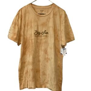 NWT Arizona Jean Company Big Sun Graphic Tie Dye T-shirt Large